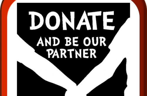 Donate and Be Our Partner - Holding hands