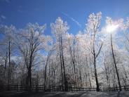 Grove River winter vista