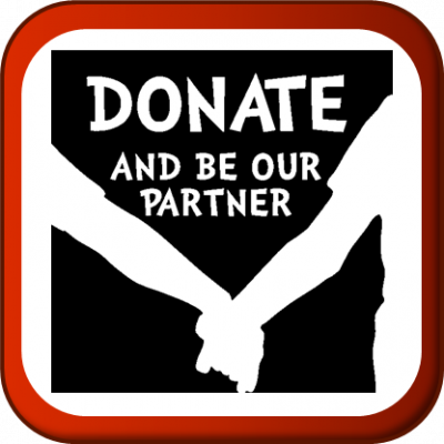 Donate and Be Our Partner - Holding hands