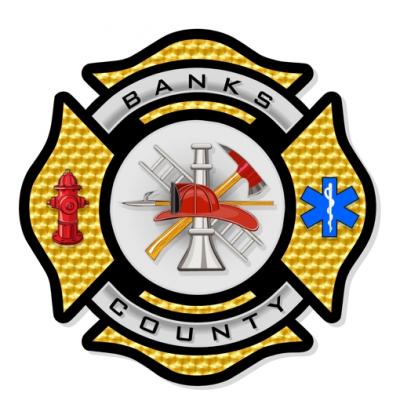 Banks County Fire and EMS Logo