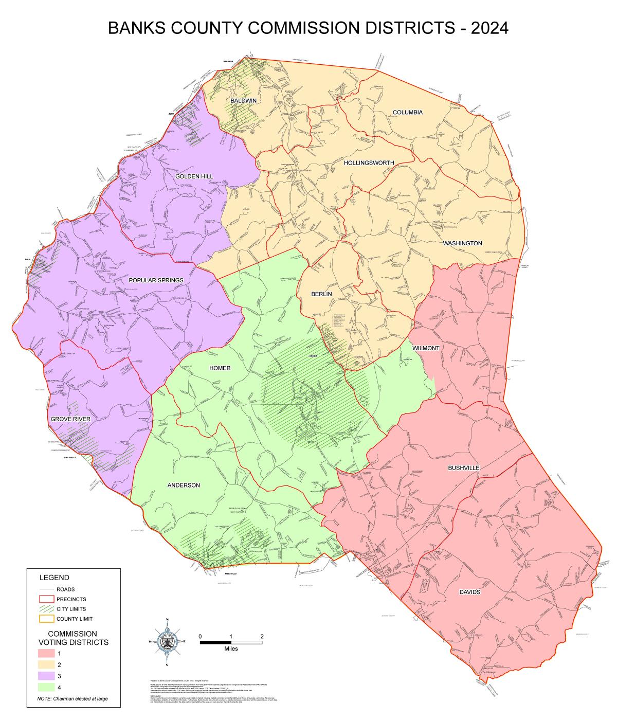 Commission District Map