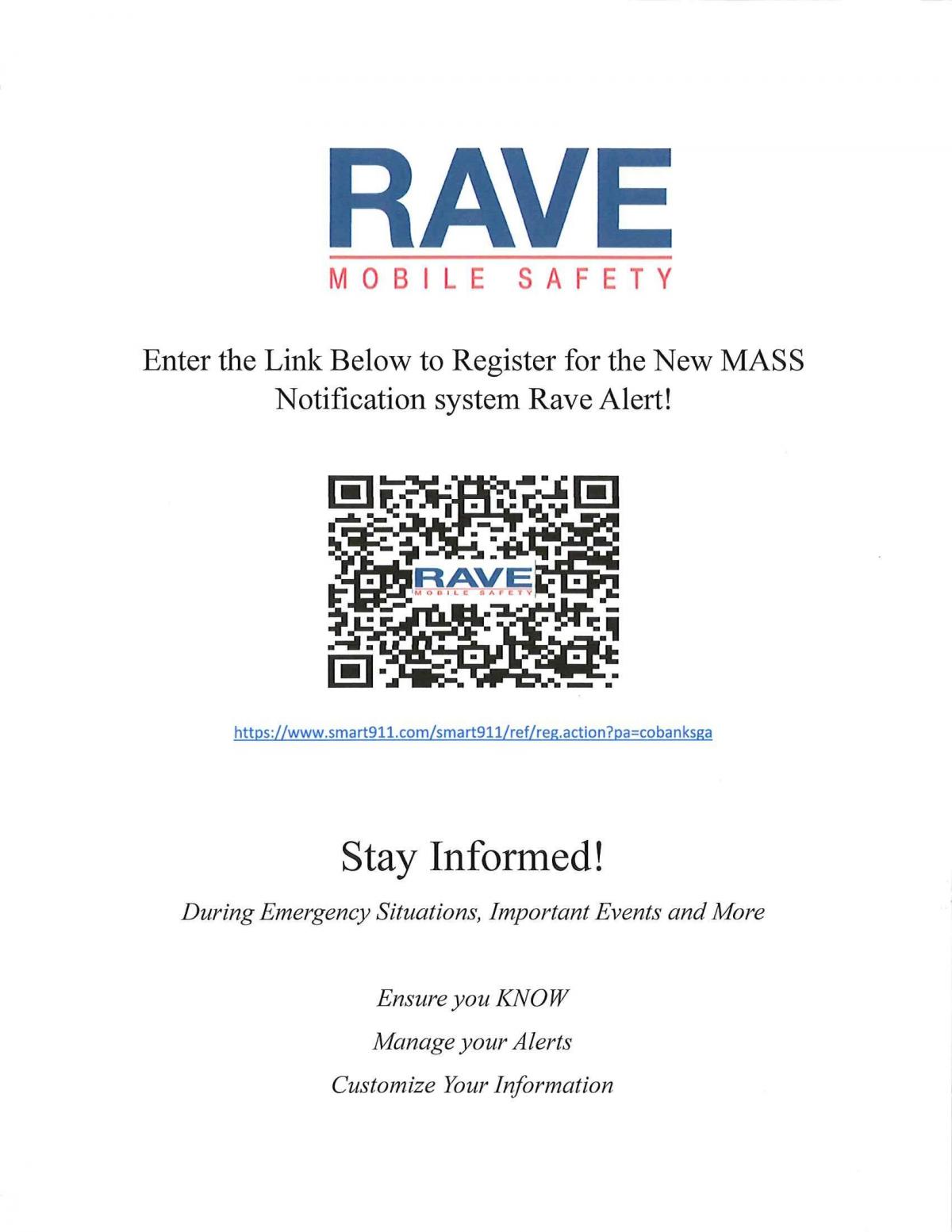Rave Alert Flyer